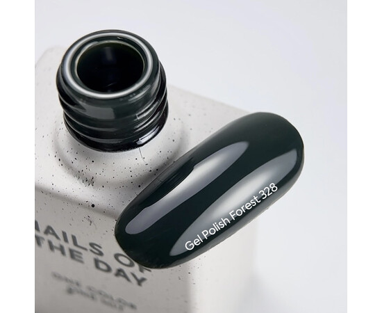 Изображение 2 NAILSOFTHEDAY Gel Polish Forest 328 перекрывающийся в один слой темно-зеленый гель-лак 10 мл, Объем (мл, г): 10, Цвет: 328 Forest