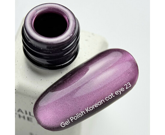 Зображення 2 NAILSOFTHEDAY Korean Cat Eye 23 рожево-фіолетовий гель-лак котяче око, 6 мл, Об'єм (мл, г): 6, Колір: 23