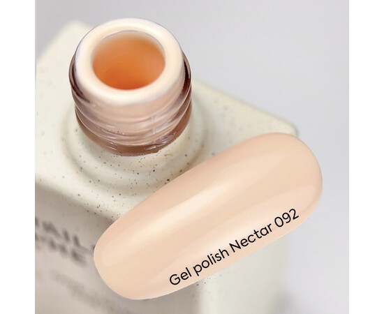 Изображение 2 NAILSOFTHEDAY Gel polish Nectar 092 пастельно-персиковый гель-лак, перекрывающийся в один слой, 10 мл, Объем (мл, г): 10, Цвет: 092 Nectar