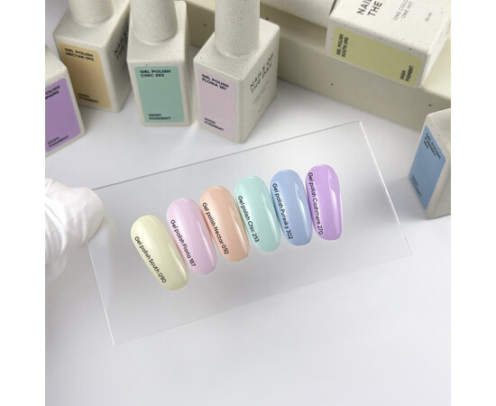 Зображення 3 NAILSOFTHEDAY Gel polish South 090 пастельно-жовтий гель-лак, що перекривається в один шар, 10 м, Об'єм (мл, г): 10, Колір: 090 South