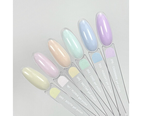 Изображение 5 NAILSOFTHEDAY Gel polish Floria 187 пастельно-розовый гель-лак, перекрывающийся в один слой, 10 мл, Объем (мл, г): 10, Цвет: 187 Floria