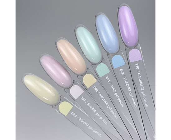 Изображение 6 NAILSOFTHEDAY Gel polish Floria 187 пастельно-розовый гель-лак, перекрывающийся в один слой, 10 мл, Объем (мл, г): 10, Цвет: 187 Floria