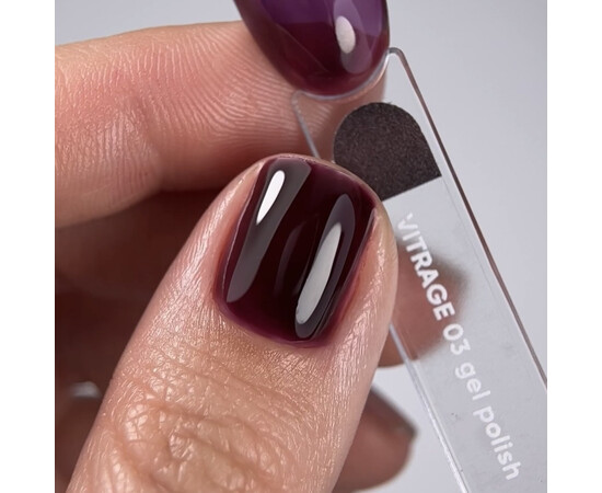 Зображення 4 NAILSOFTHEDAY Gel Polish Vitrage 03 винний вітражний гель-лак, 10 мл, Об'єм (мл, г): 10, Колір: 03