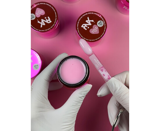Зображення 3 Моделюючий гель Pinx Builder Gel I Love Nude 017, 30 мл, Об'єм (мл, г): 30, Колір: 017