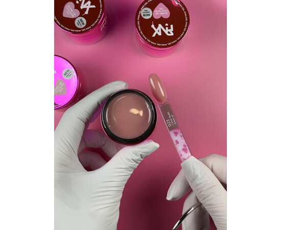 Зображення 3 Моделюючий гель Pinx Builder Gel I Love Nude 023, 30 мл, Об'єм (мл, г): 30, Колір: 023