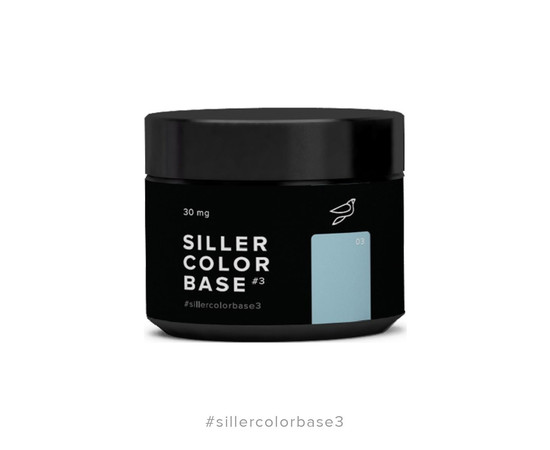 Изображение  Siller Color Base №3 камуфлирующая цветная база (голубая), 30 мл, Объем (мл, г): 30, Цвет: 03