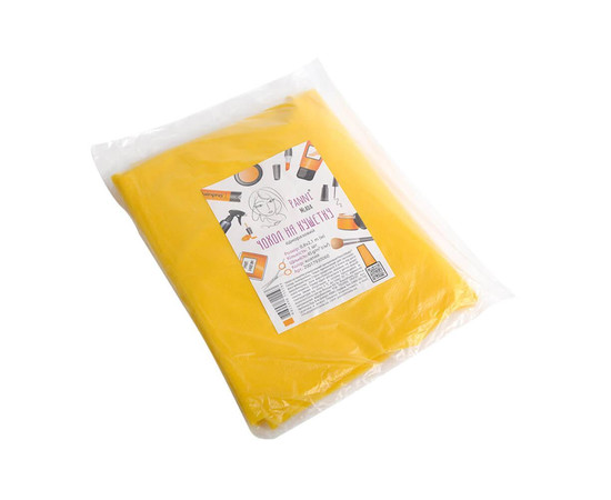 Зображення  Чохол на кушетку універсальний Panni Mlada 0,8х2,1 м (1 шт/пач) зі спанбонду 45 г/м2 жовтий, Кількість в упаковці (шт): 1, Розмір простирадла: 80 см * 2.1 м, Колір: Yellow