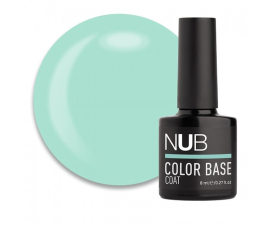Изображение  База цветная каучуковая NUB Color Base Coat 8 мл, № 002, Объем (мл, г): 8, Цвет: 002