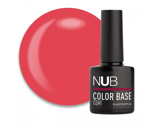 Изображение  База цветная каучуковая NUB Color Base Coat 8 мл, № 006, Объем (мл, г): 8, Цвет: 006