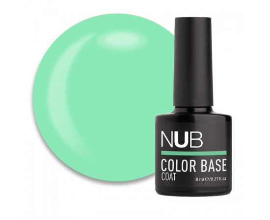 Зображення  База кольорова каучукова NUB Color Base Coat 8 мл, № 009, Об'єм (мл, г): 8, Колір: 009