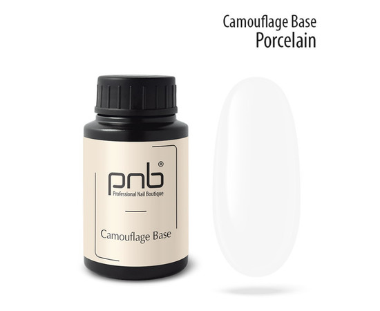 Изображение  Камуфлирующая каучуковая база PNB, 30 мл, Фарфоровая молочная