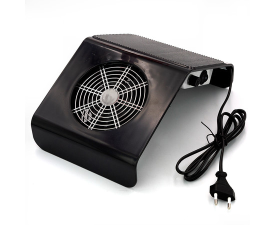 Зображення 2 Настільна манікюрна витяжка пилосос - Nail Dust Collector BQ-858-2A, 40 Вт. Чорний