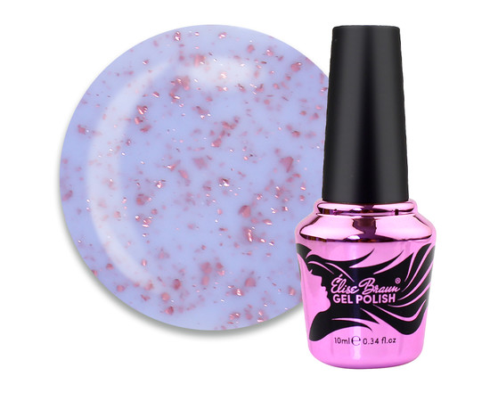 Зображення  База для гель-лаку Elise Braun Flakes Base 10 мл №3, Об'єм (мл, г): 10, Колір: 003