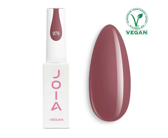 Зображення  Гель-лак для нігтів JOIA vegan 6 мл, № 078, Об'єм (мл, г): 6, Колір: 078