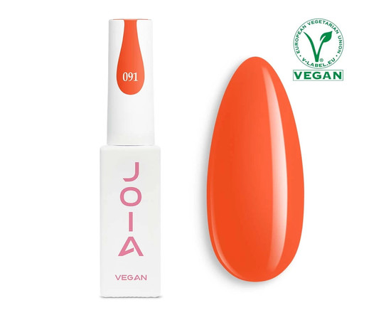 Зображення  Гель-лак для нігтів JOIA vegan 6 мл, № 091, Об'єм (мл, г): 6, Колір: 091