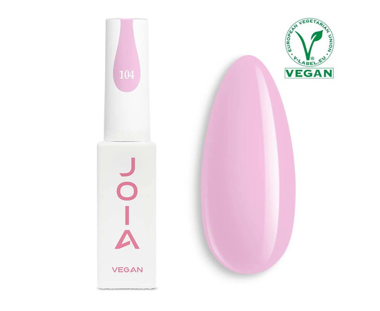 Зображення  Гель-лак для нігтів JOIA vegan 6 мл, № 104, Об'єм (мл, г): 6, Колір: 104