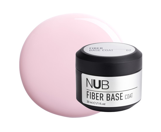 Изображение  База для гель-лака с волокнами NUB Fiber Base Coat 30 мл, № 002, Объем (мл, г): 30, Цвет: 002