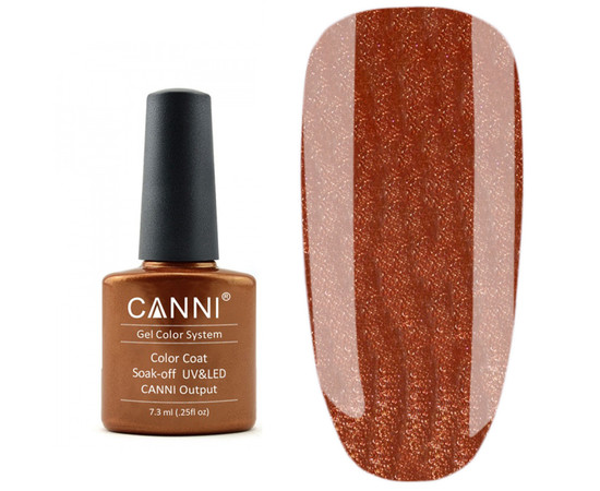 Зображення 2 Гель-лак для нігтів CANNI 7.3 мл № 009 мідний металік, Об'єм (мл, г): 7.3, Колір: 9