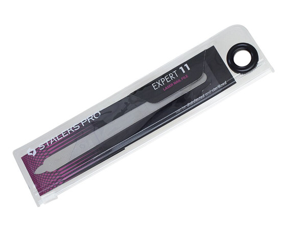Зображення 2 Лазерна пилка для нігтів Staleks EXPERT 11, 155 мм, пряма з ручкою FE-11-155