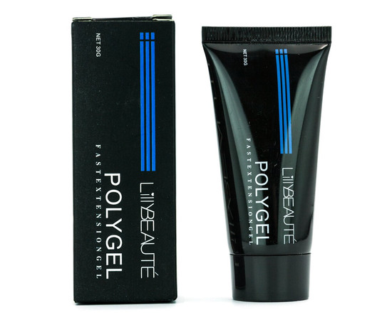 Зображення 4 Lilly Beaute Polygel 30 мл — Моделюючий полігель для нігтів