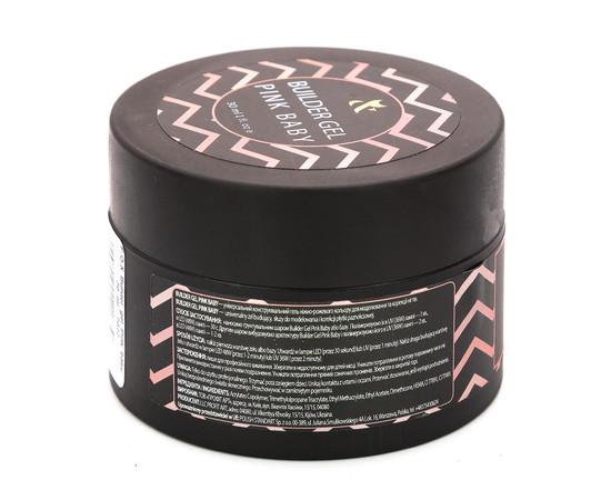 Зображення 2 Моделюючий гель для нігтів F.O.X Builder Gel Pink Baby, 30 мл, Об'єм (мл, г): 30