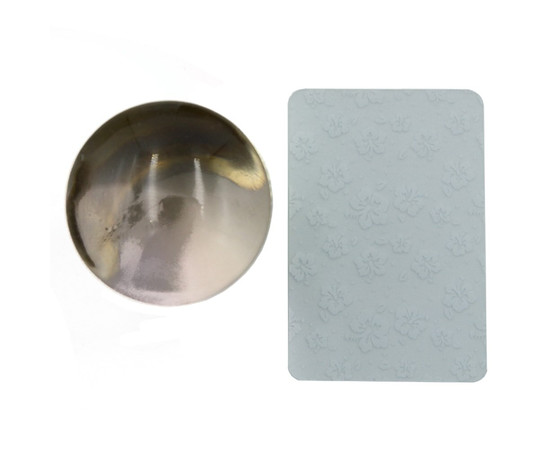 Изображение 3 Односторонний силиконовый штамп и скраппер для стемпинга, радуга