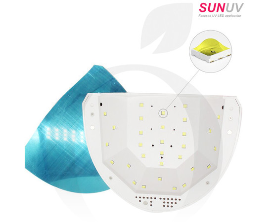 Изображение 4 Лампа для маникюра SUNUV SUN 1 UV+LED 48 Вт, белый