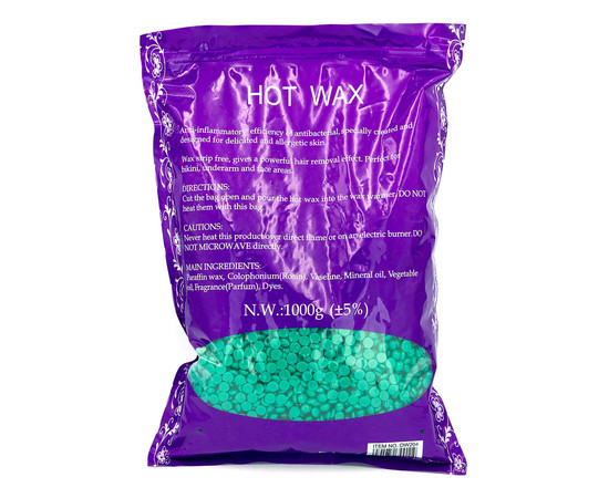 Изображение 2 Пленочный воск 1 кг в гранулах для депиляции Konsung Beauty, Алое