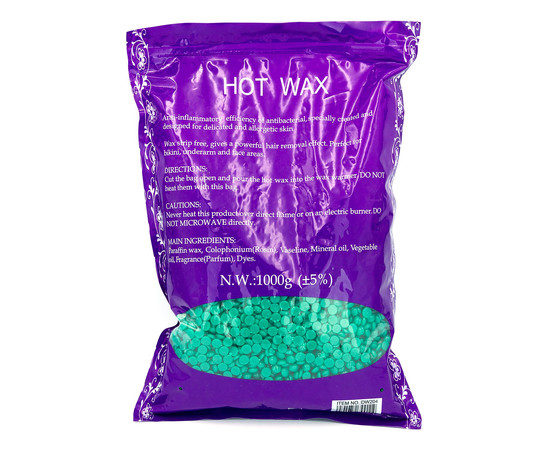 Изображение 3 Пленочный воск 1 кг в гранулах для депиляции Konsung Beauty, Алое