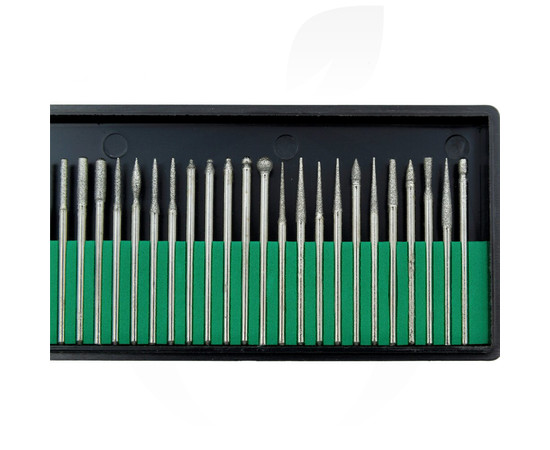 Зображення 6 Фрези алмазні для манікюру і педикюру, набір 30 шт