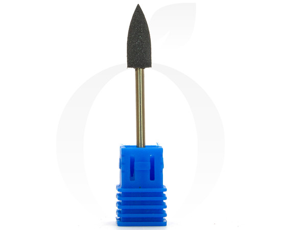 Изображение 2 Фреза силиконовая маленькая 6.2 мм, рабочая часть 16.5 мм, черная, Абразивность: 180, Диаметр головки (мм): 6.2