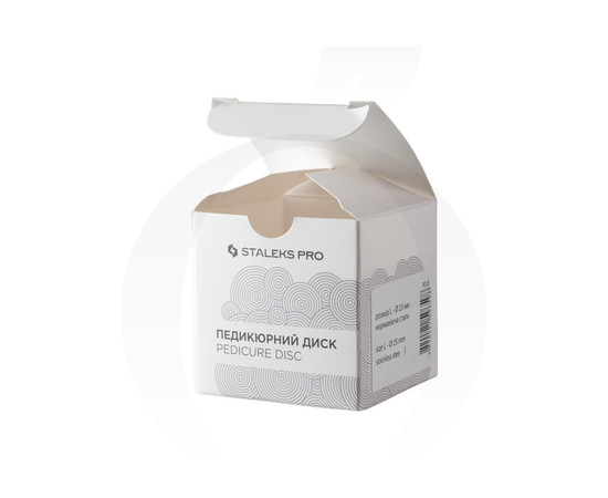 Зображення 3 Диск педикюрний PODODISC STALEKS PRO L в комплекті з змінним файлом 180 грит, 25 мм PDset-25, Діаметр головки фрези (мм): 25