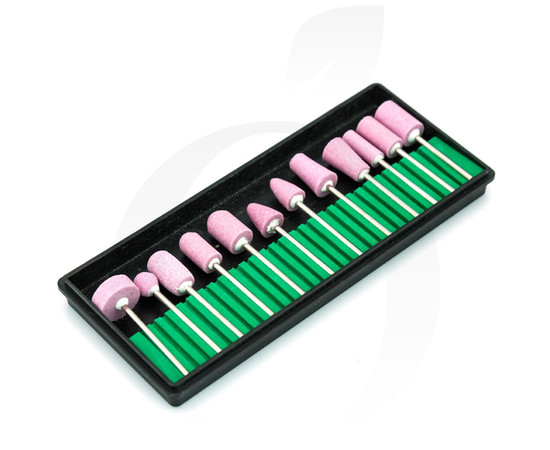 Изображение 2 Фрезы корундовые для маникюра и педикюра, набор 12 шт