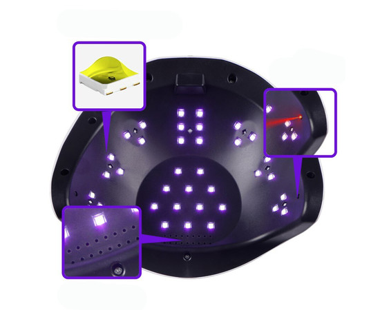 Зображення 8 Лампа для манікюру SUN BQ6T потужна UV/LED на 108 Вт