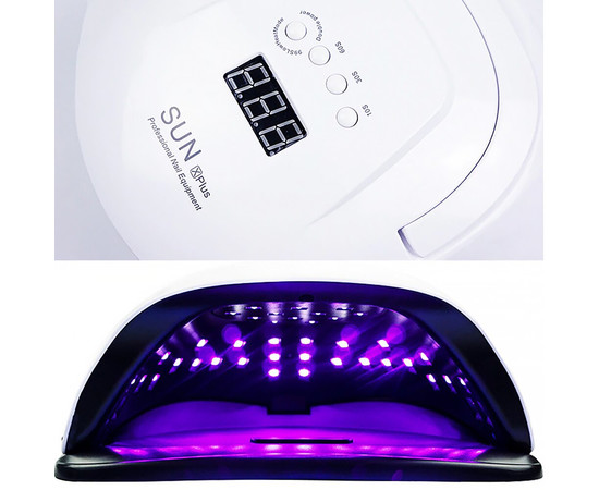 Зображення 7 Лампа для нігтів і шелаку SUN X Plus UV + LED 126 Вт