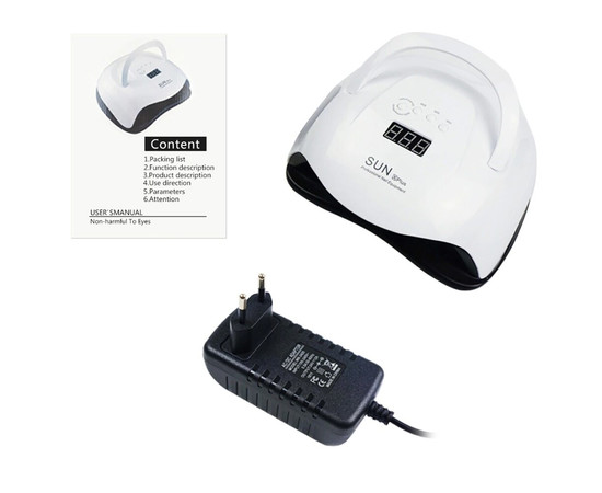 Зображення 5 Лампа для нігтів і шелаку SUN X Plus UV + LED 126 Вт