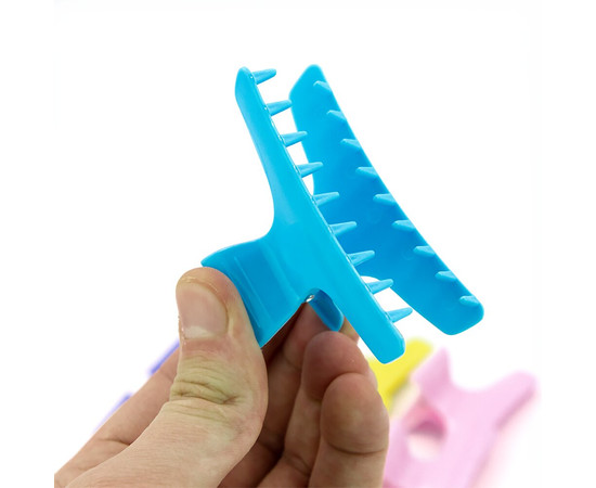 Зображення 2 Затискачі для волосся перукарські 12 шт YRE YB902C