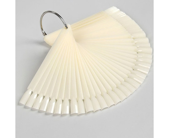 Зображення 2 Палітра-віяло 50 типс 12см м'який квадрат, матова