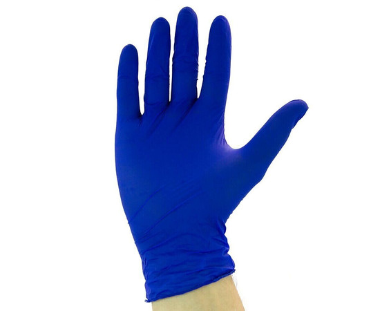 Зображення 2 Рукавички нітрилові сині 2 шт M, Розмір рукавичок: M