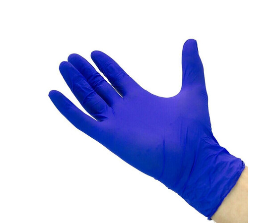 Зображення 4 Рукавички нітрилові сині 2 шт S, Розмір рукавичок: S