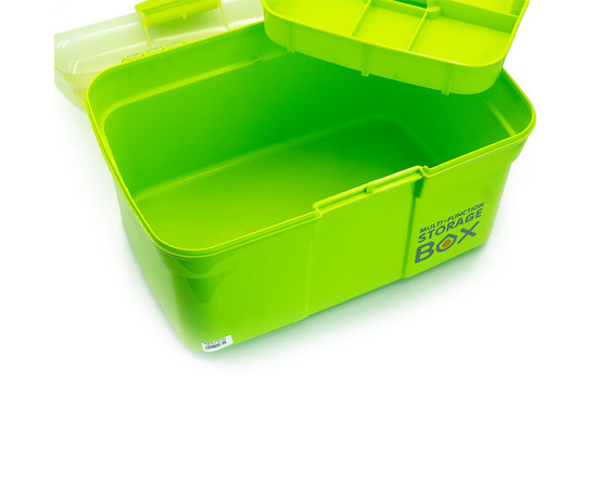 Зображення 4 Багатофункціональний пластиковий ящик для зберігання YRE КВ-01, зелений
