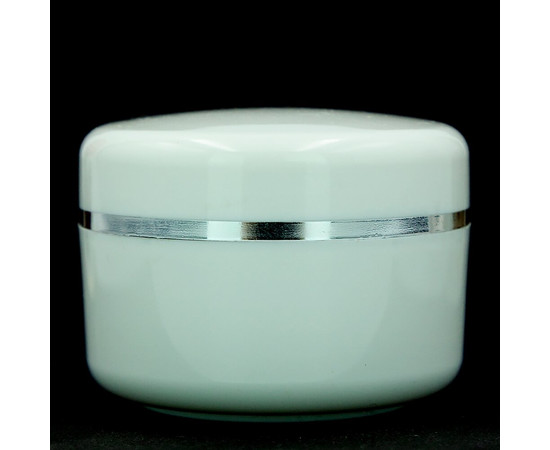 Зображення 2 Баночка косметична із захисним диском 5 мл, Біла