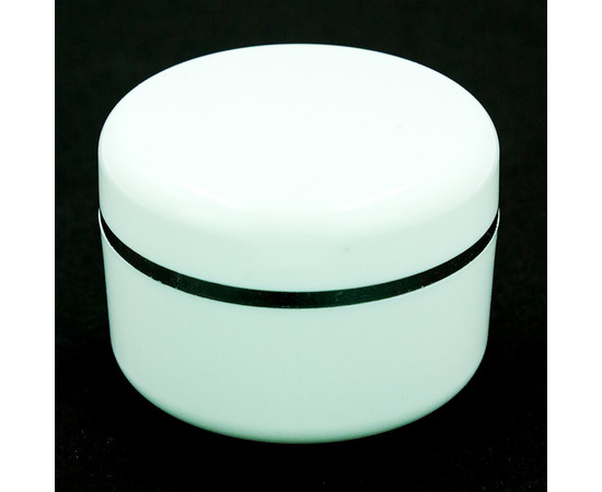 Зображення 3 Баночка косметична із захисним диском 5 мл, Біла