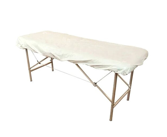 Зображення 2 Чохол на кушетку Doily 0.8 х 2.1, універсальний з нетканого матеріалу, Кількість в упаковці (шт): 1, Розмір простирадла: 80 см * 2.1 м, Колір: White