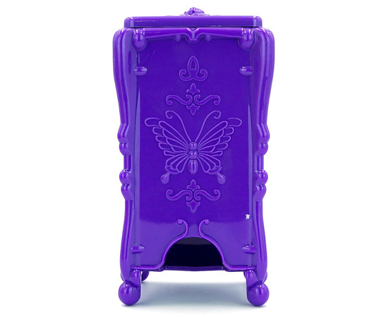 Зображення 2 Контейнер для квадратних безворсових серветок та ватних дисків, Фіолетовий