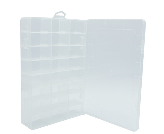 Зображення 2 Таблетниця для страз і дрібного декору, прозорий, 24 осередків