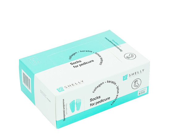 Изображение 4 Носки для педикюра с коллагеном SHELLY, 25 шт по 25 г