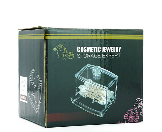 Изображение 4 Органайзер для ватных палочек прозрачный