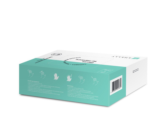 Зображення 2 Рукавички для манікюру з колагеном і кератином Shelly, 25 шт по 20 г