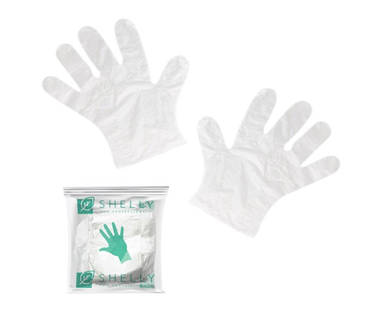 Зображення 4 Рукавички для манікюру з колагеном і кератином Shelly, 25 шт по 20 г
